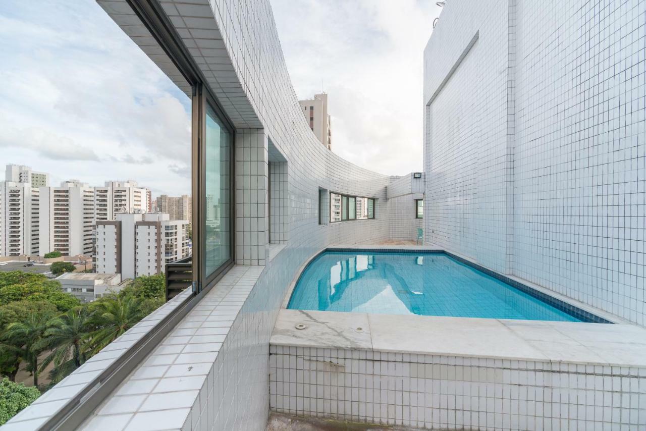 PBO902 Ótimo Flat no Bairro da Jaqueira em Recife para até 3 pessoas, o bairro mais verde da cidade Exterior foto