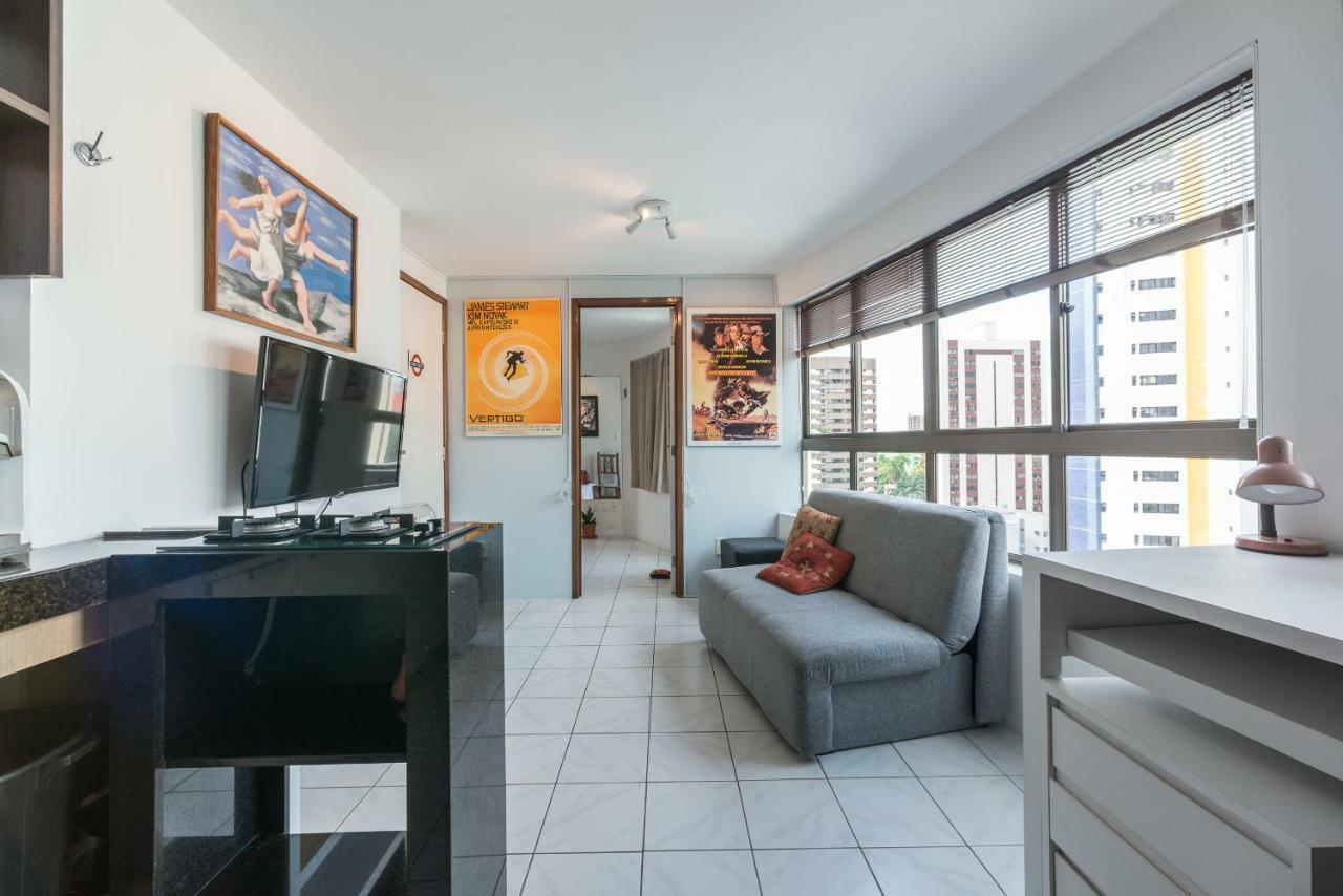 PBO902 Ótimo Flat no Bairro da Jaqueira em Recife para até 3 pessoas, o bairro mais verde da cidade Exterior foto